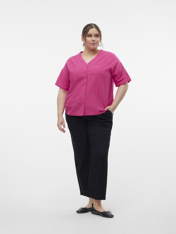 Vero Moda Curve Bluse 'Karla' in Pink