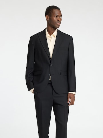 SELECTED Regular fit Colbert in Zwart: voorkant