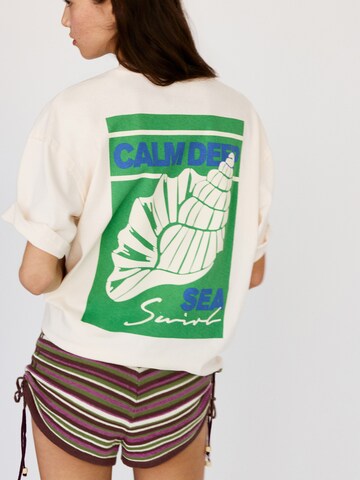 Pull&Bear Tričko - Béžová