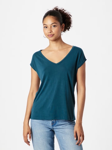 T-shirt 'KAMALA' PIECES en bleu : devant