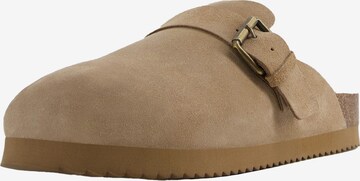 Bershka Clogs in Grijs: voorkant