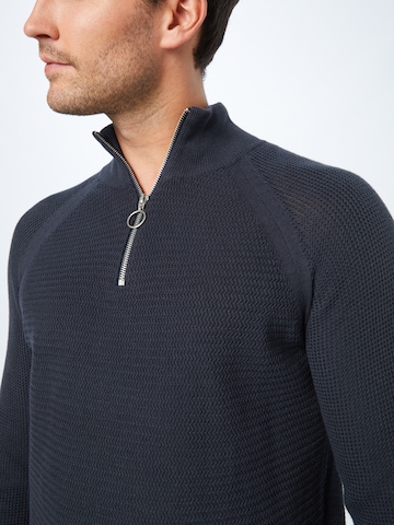 Casual Friday Pullover 'Kristian' in Blau