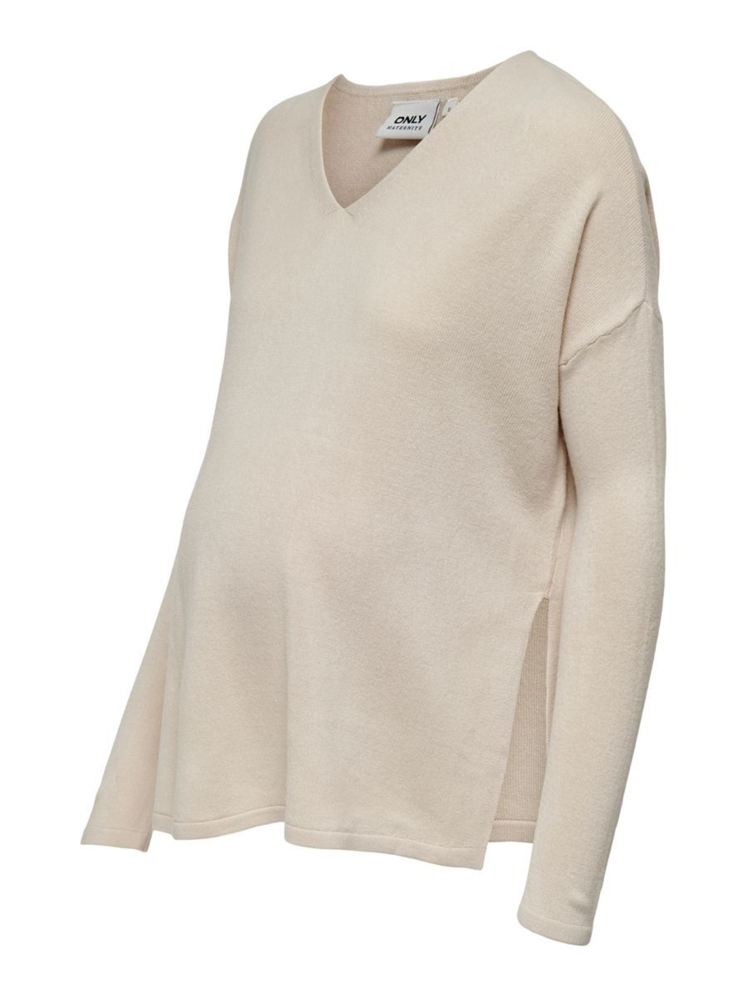 Only Maternity Pull-over 'OLMAMALIA' en beige, Vue avec produit
