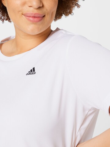 ADIDAS PERFORMANCE Functioneel shirt 'Designed 2 Move' in Wit
