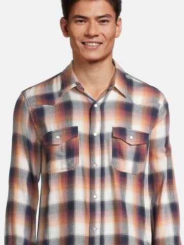 Coupe regular Chemise AÉROPOSTALE en bleu