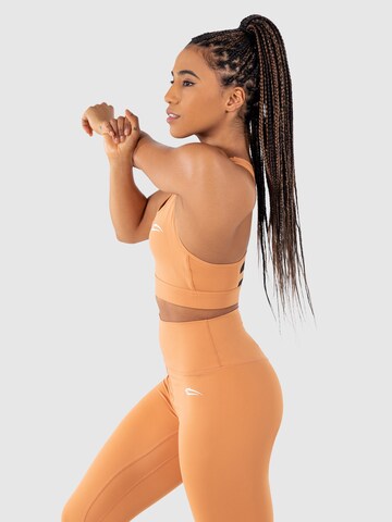 Smilodox Bralette Sports bra 'Advanced Infinite' in Orange