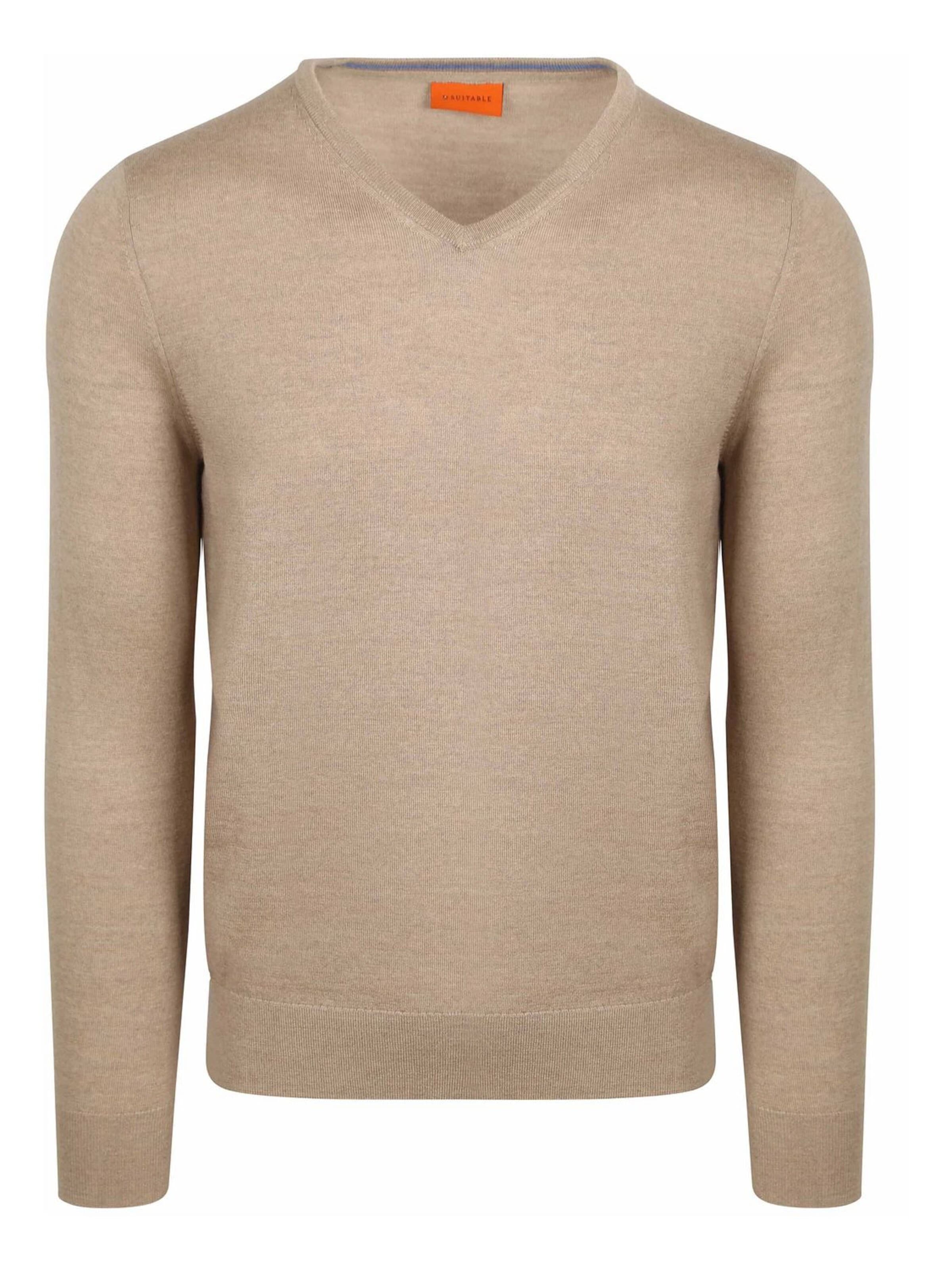 Suitable Shirt in Beige: voorkant