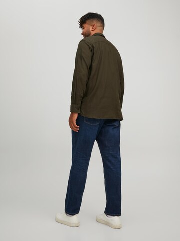 Jack & Jones Plus Regular Fit Hemd 'Logan' in Grün