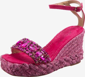 Alma En Pena Sandals in Pink: front