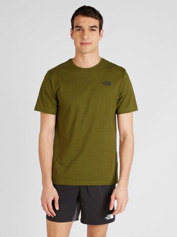 THE NORTH FACE T-shirt 'REDBOX CELEBRATION ' i grön