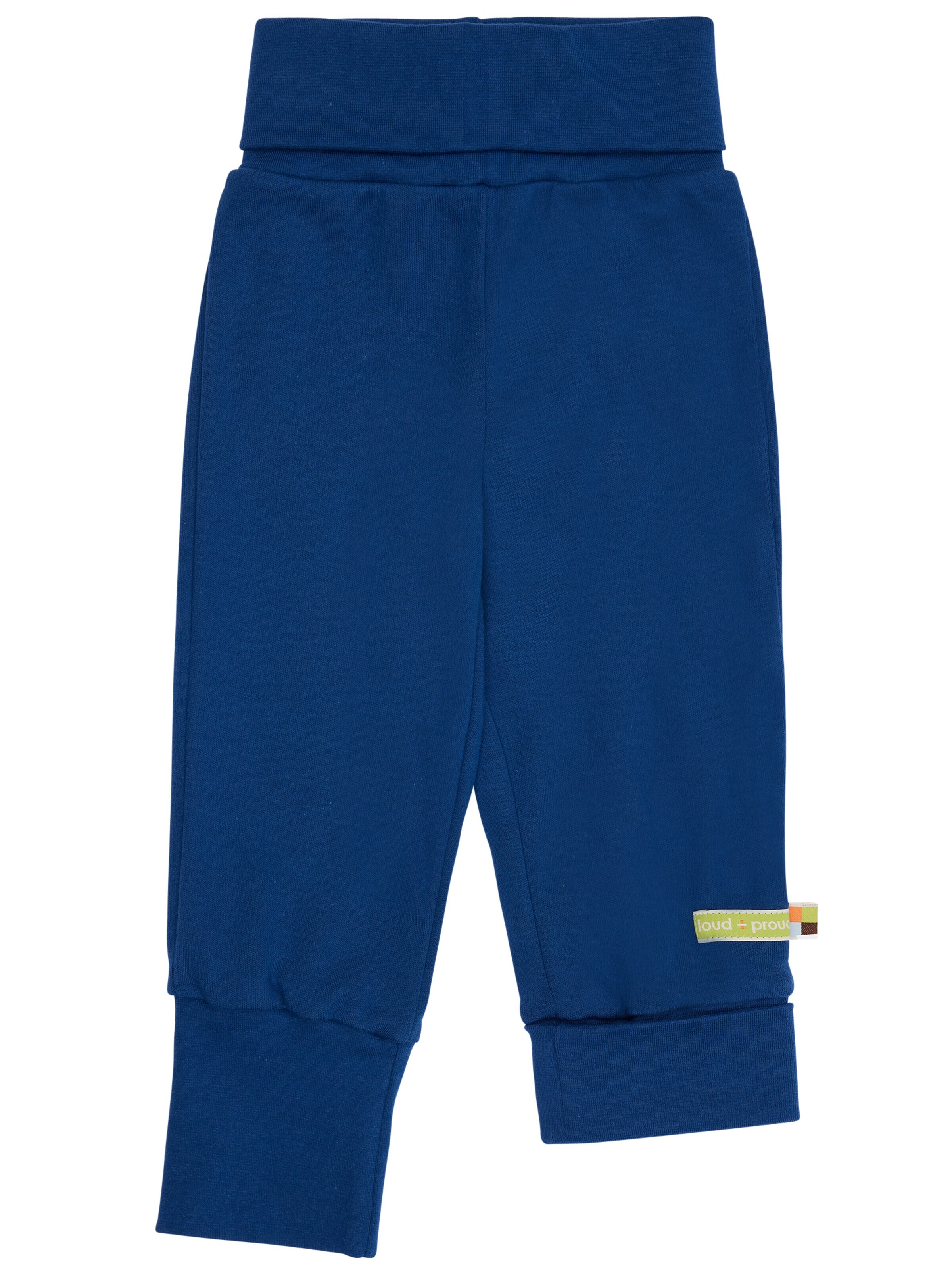 loud + proud Pants 'Mitwachs' in Blue: front