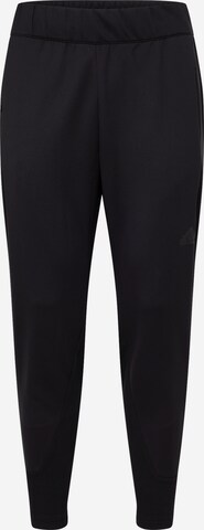 Effilé Pantalon de sport 'Z.N.E.' ADIDAS SPORTSWEAR en noir : devant