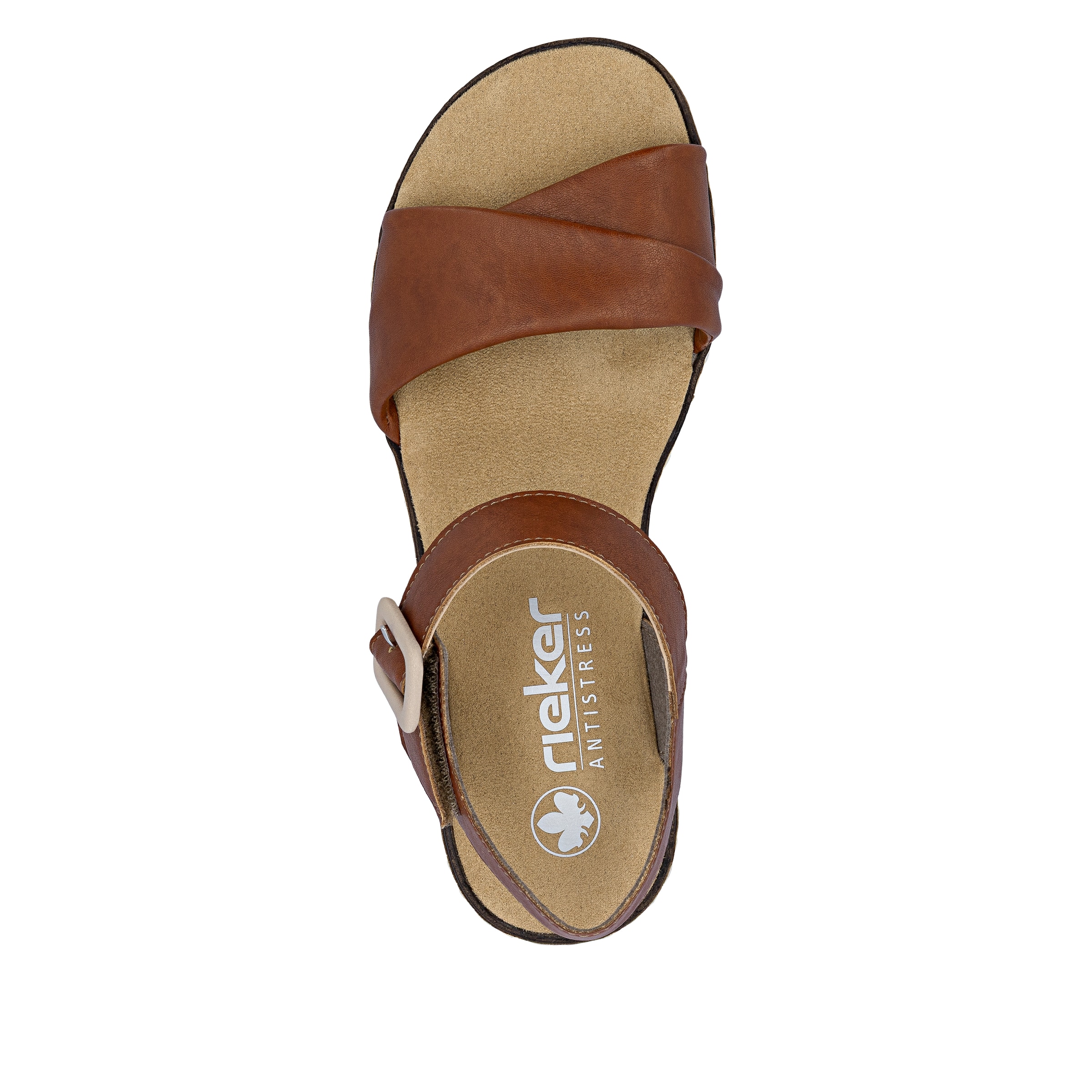 Rieker Strap Sandals in Brown