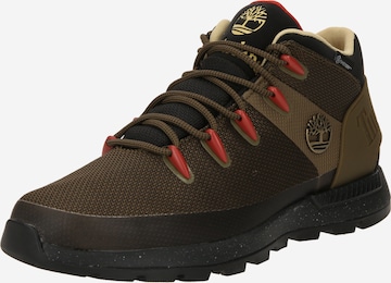 zaļš TIMBERLAND Kurpes 'Sprint Trekker Mid Fab WP': no priekšpuses