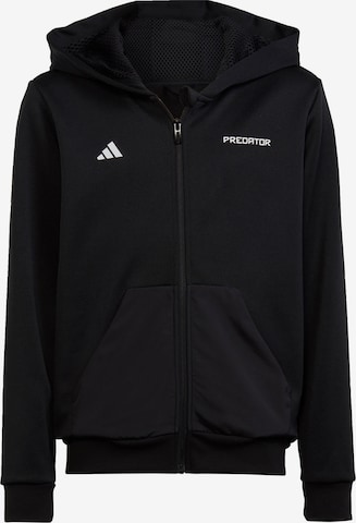 ADIDAS PERFORMANCE Sportovní mikina 'Predator ' – černá: přední strana
