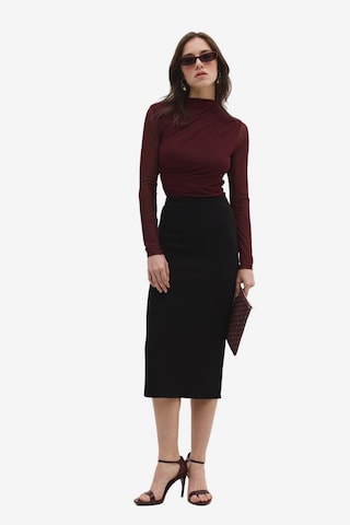 No Matter What Skirt in Black: front