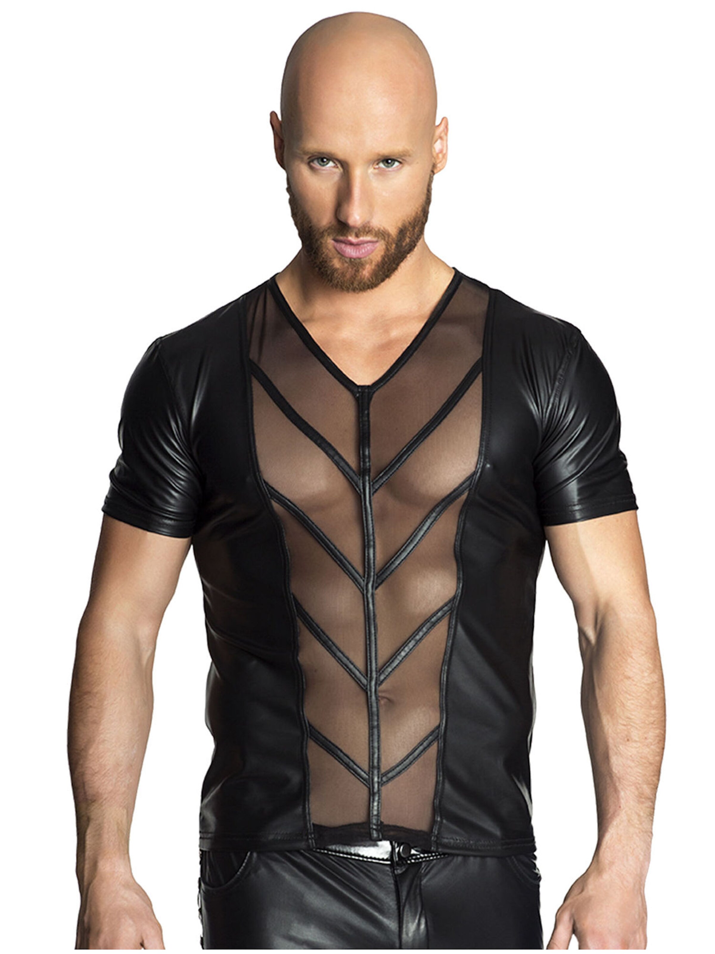 Noir Handmade Shirt 'H029' in Schwarz: Vorderseite