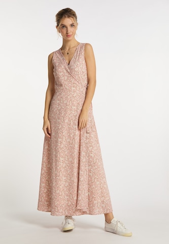 rožinė DreiMaster Vintage Suknelė: priekis