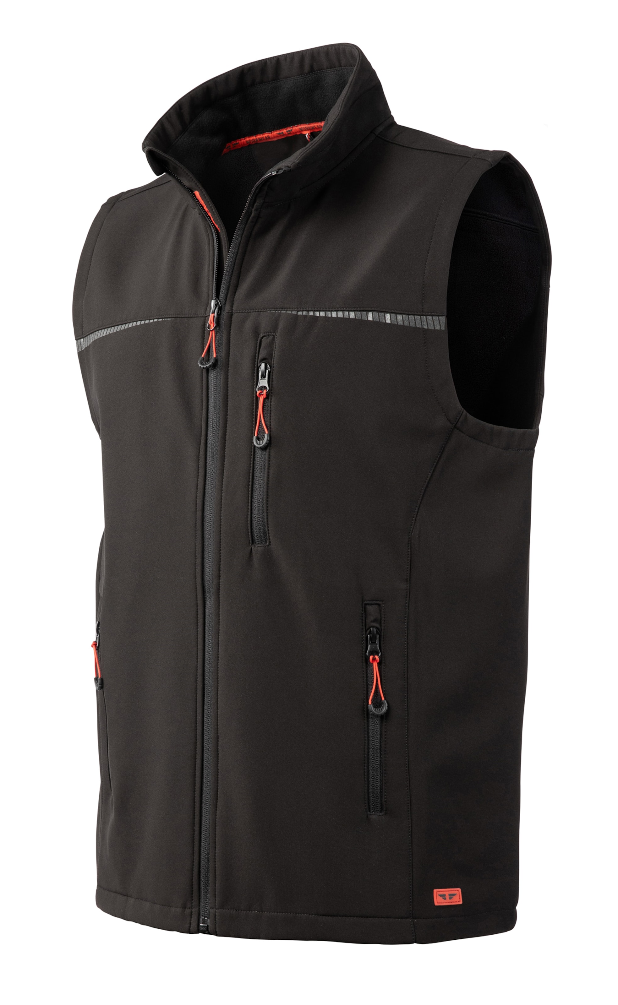 Gilet Hero en noir : devant