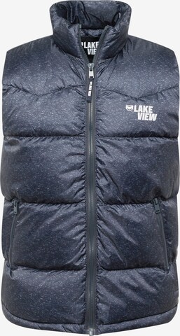 Lake View Bodywarmer 'Andreas' in Blauw: voorkant