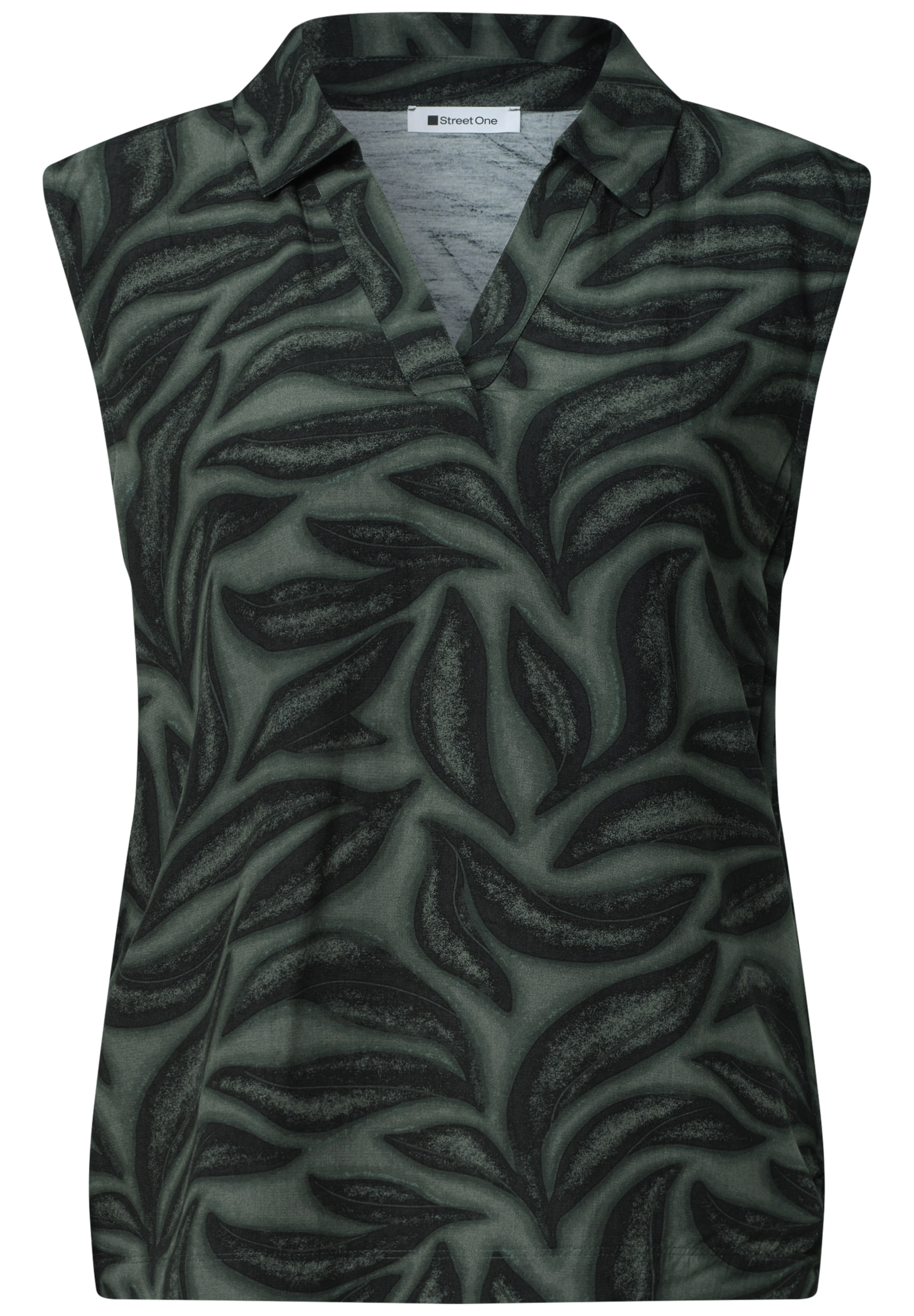 STREET ONE Vest in Green: front