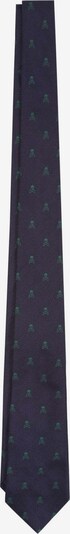 Scalpers Stropdas 'Skull Tie' in de kleur Navy / Groen, Productweergave