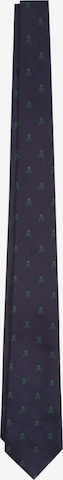 Scalpers Stropdas 'Skull Tie' in Blauw: voorkant