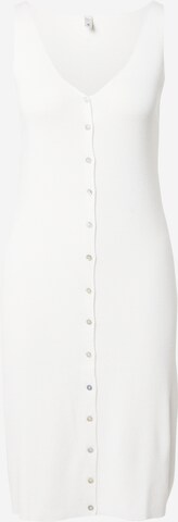 PULZ Jeans Knitted dress 'SARA' in White: front