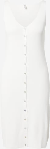 PULZ Jeans - Vestido de punto 'SARA' en blanco: frente