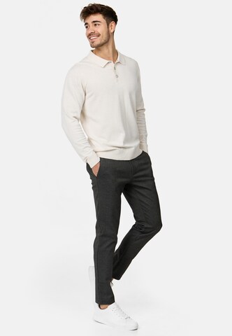 Coupe slim Pantalon chino 'Luca' JEFF en gris