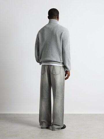 Burocs Knit Cardigan in Grey