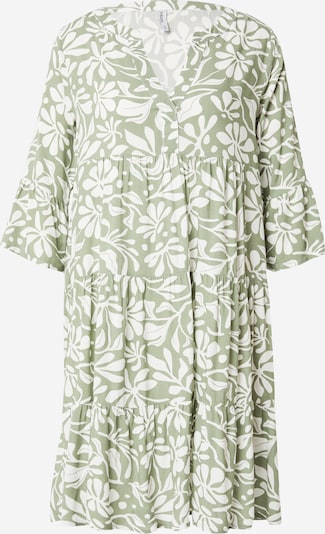 Sublevel Φόρεμα σε πράσινο παστέλ / λευκό, Άποψη προϊόντος