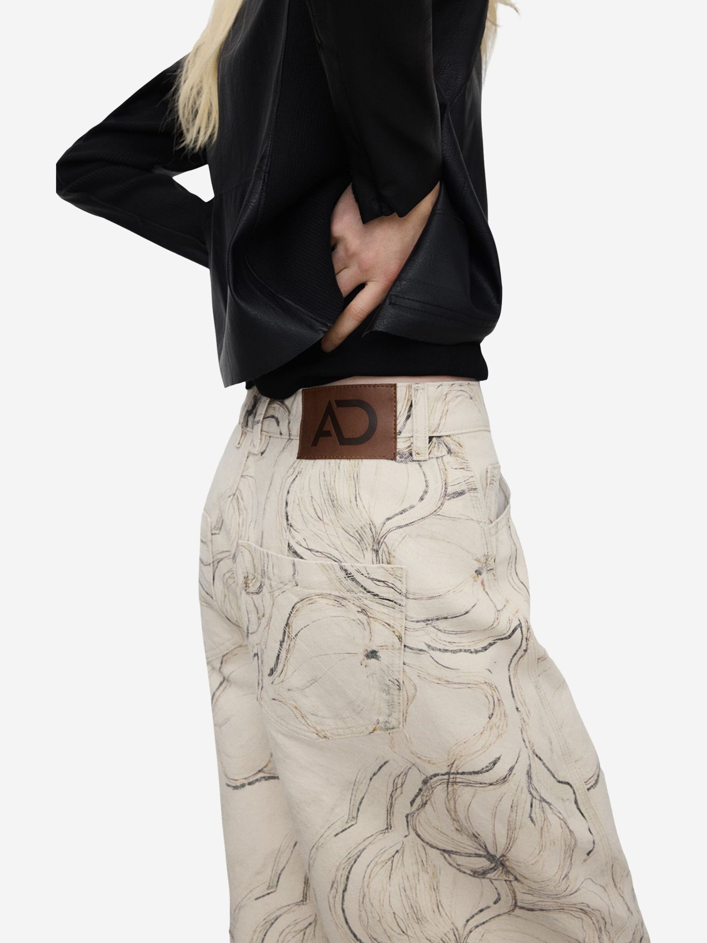 Adolfo Dominguez Normální Džíny – mix barev