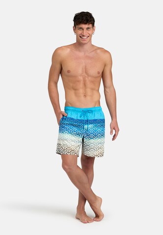 ARENA Szorty kąpielowe do kolan 'BEACH BOXER PLACED' w kolorze mieszane kolory