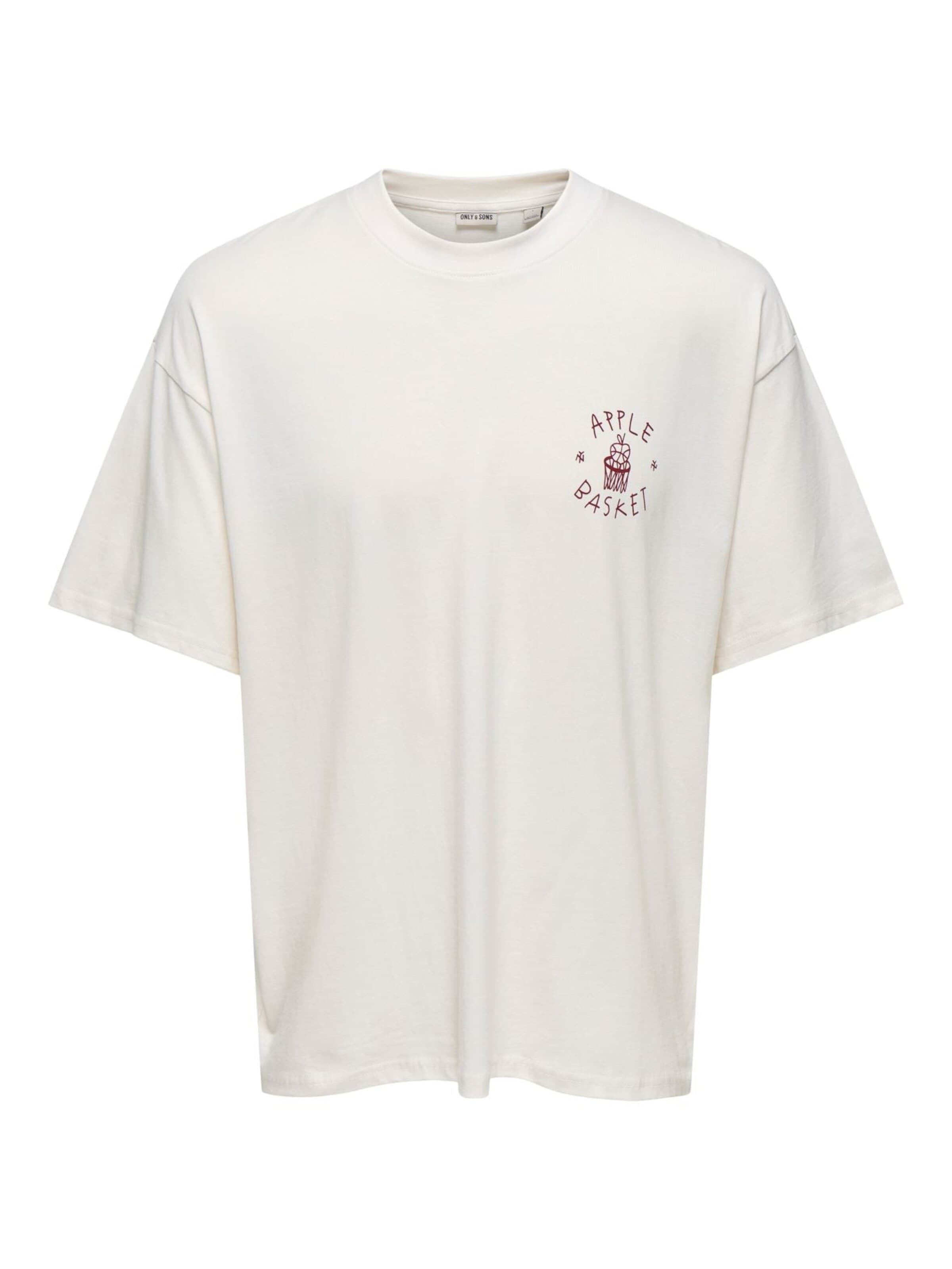Only & Sons Shirt '22035561'‌‌‌ in Weiß: Vorderseite