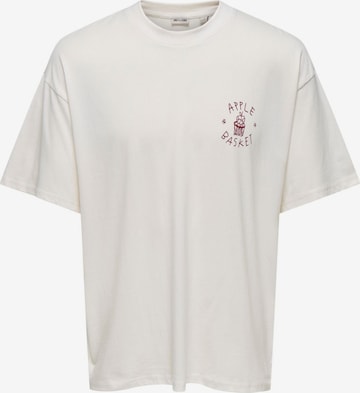 Only & Sons Shirt '22035561' in Weiß: Vorderseite