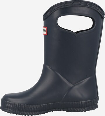 HUNTER Rubber Boots in Blue