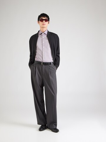 Michael KorsSlim Fit Poslovna košulja - ljubičasta boja