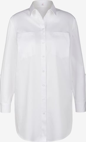 Emilia Lay Blouse in Wit: voorkant