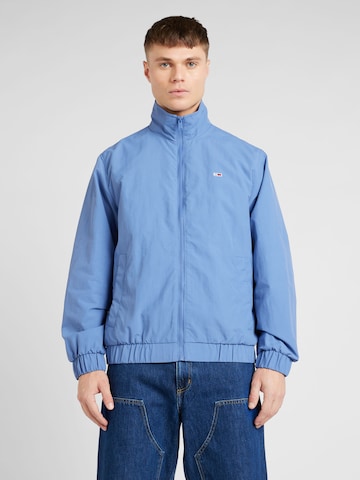 Tommy Jeans Демисезонная куртка 'ESSENTIAL' в Синий: спереди