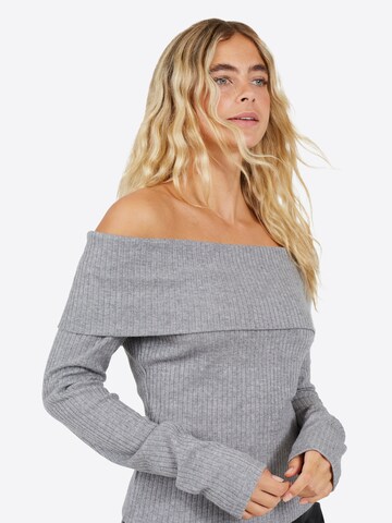 BRAVE SOUL Shirt in Grijs