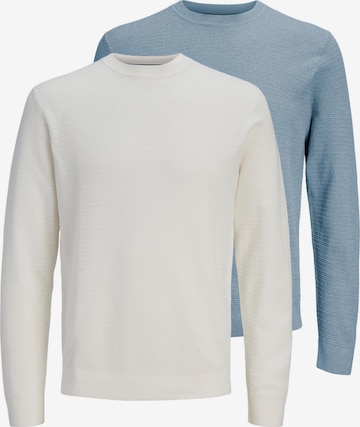 JACK & JONES Trui 'Bluriley' in Blauw: voorkant