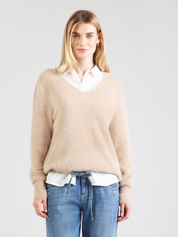 RINO & PELLE - Jersey en beige: frente