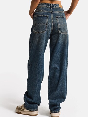 IT'S BASIC Loosefit Jeans 'Skater Mid Rise Jeans' in Blauw