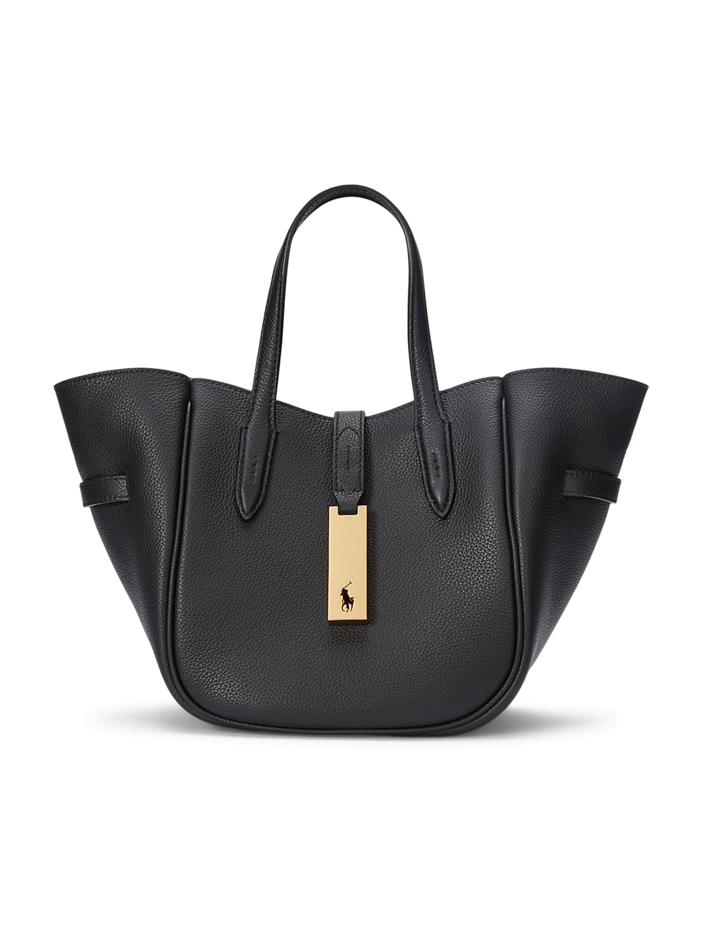 Sac bandoulière Polo Ralph Lauren en noir : devant