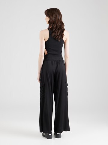 Wide leg Pantaloni cu buzunare 'KASEME' de la LTB pe negru