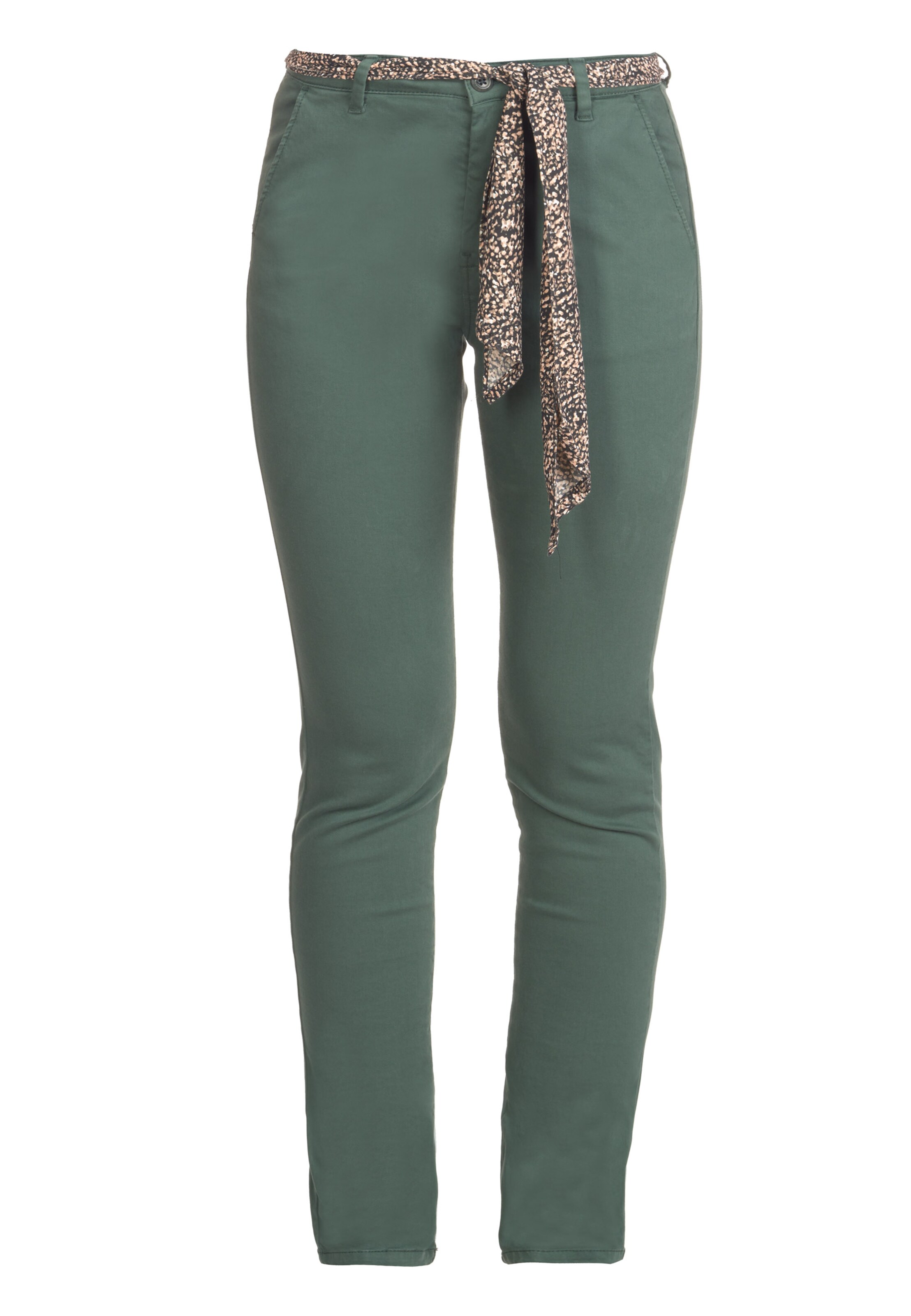 Pantalon chino 'DYLI 4' Le Temps Des Cerises en vert : devant