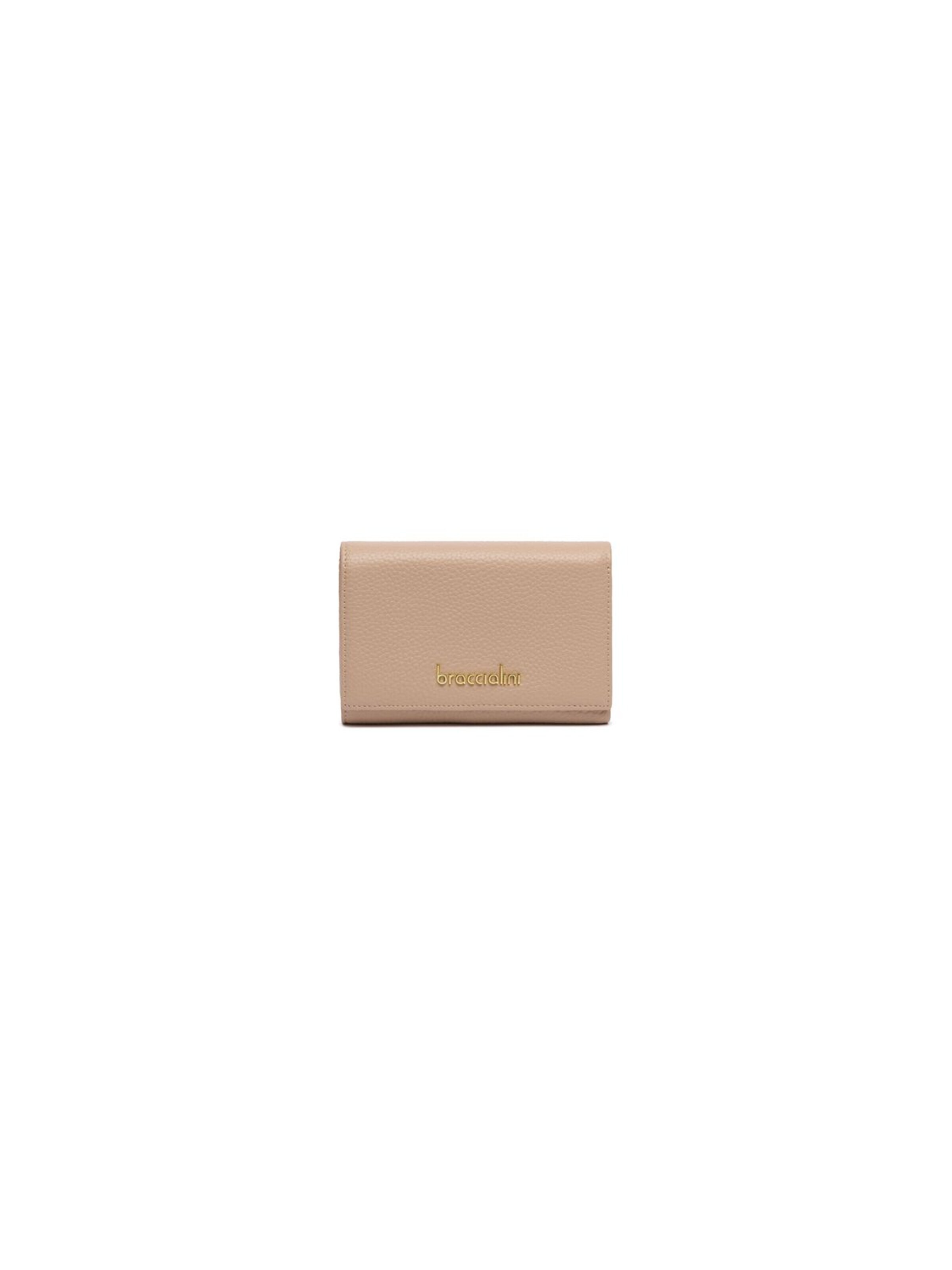 Braccialini - Cartera 'Basic' en gris: frente