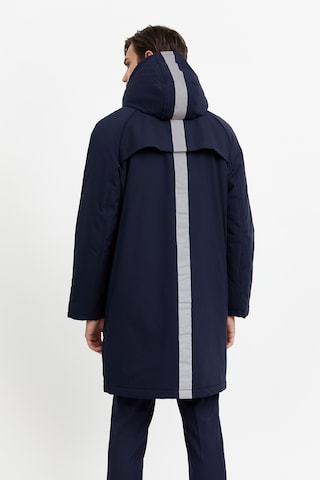 Finn Flare Between-Seasons Coat in Blue