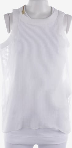 Sacai Top / Seidentop in S in White: front
